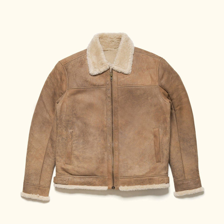 Shearling Leather Bomber Jacket - Rare Leather