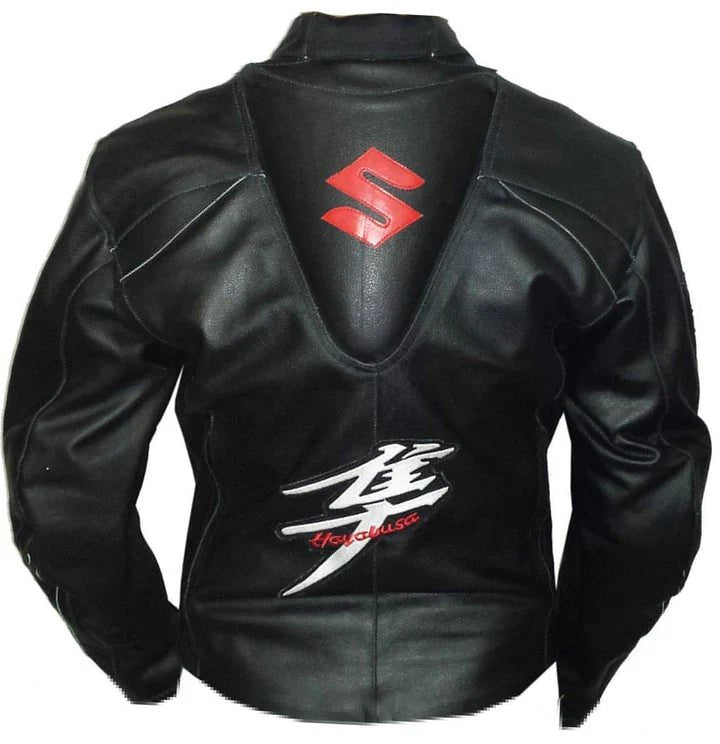Suzuki Hayabusa Racing Motorcycle Jacket - Rare Leather