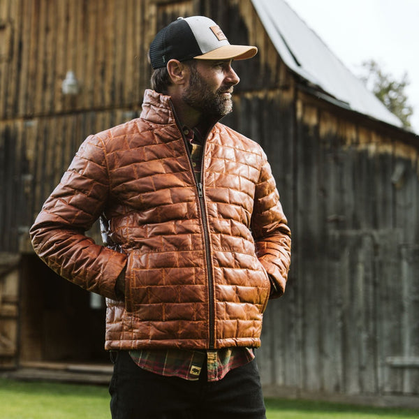 Teton Leather Light Down Jacket - Rare Leather