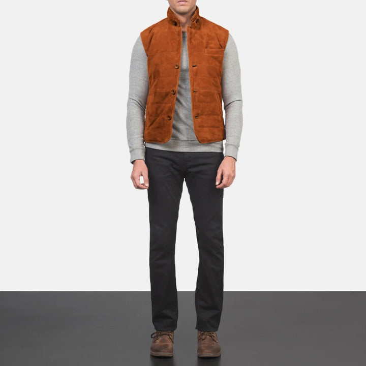 Tony Brown Suede Vest - Rare Leather