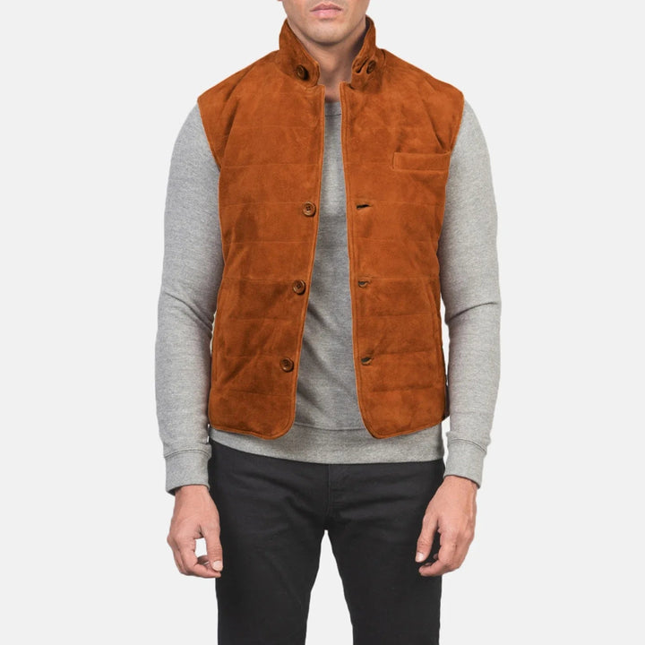 Tony Brown Suede Vest - Rare Leather