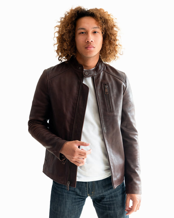 TOP GUN® KEEP 'EM FLYING RACER - Rare Leather