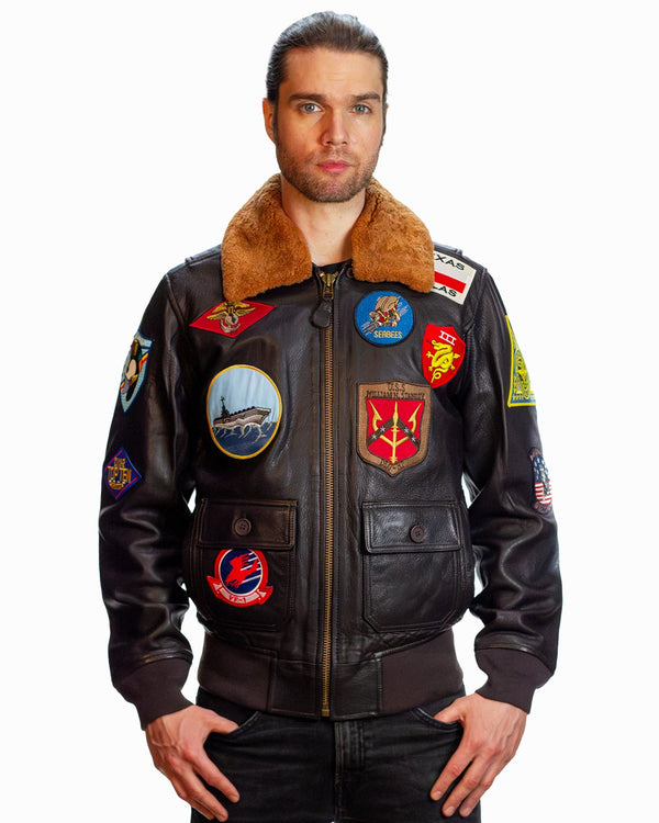 TOP GUN OFFICIAL SIGNATURE SERIES LEATHER JACKET - Rare Leather