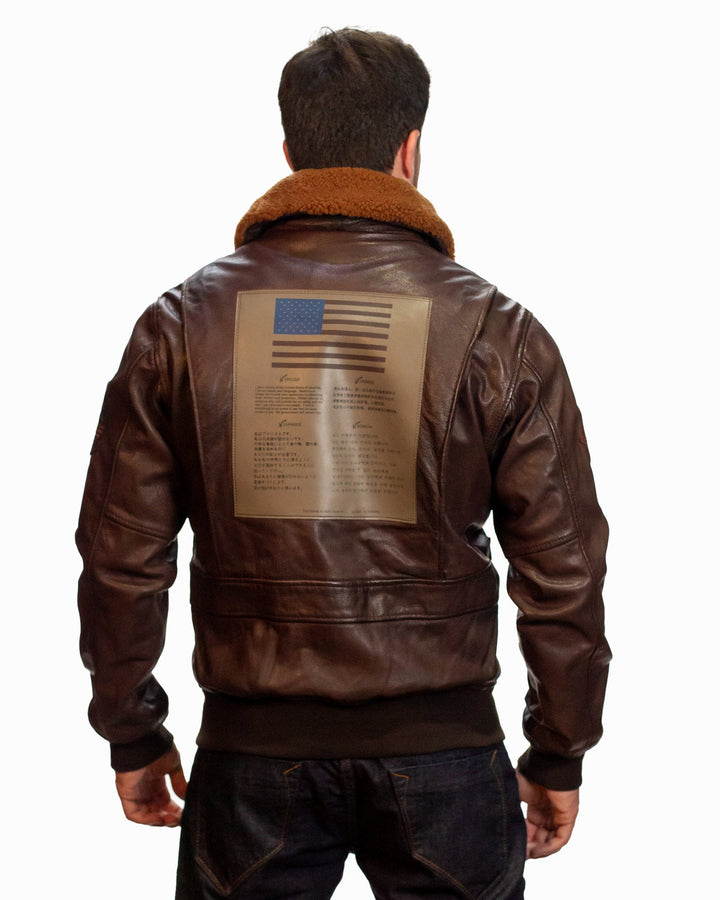 TOP GUN SUPER VINTAGE OFFICIAL SIGNATURE SERIES LEATHER JACKET - Rare Leather