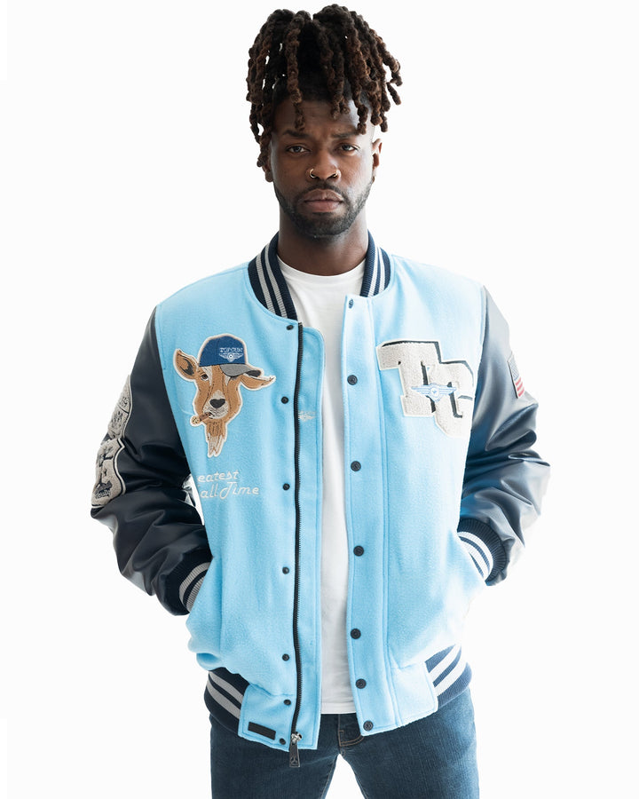 TOP GUN THE GOAT VARSITY JACKET - Rare Leather