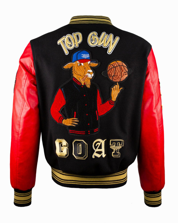 TOP GUN "THE NEW GOAT" VARSITY JACKET - Rare Leather