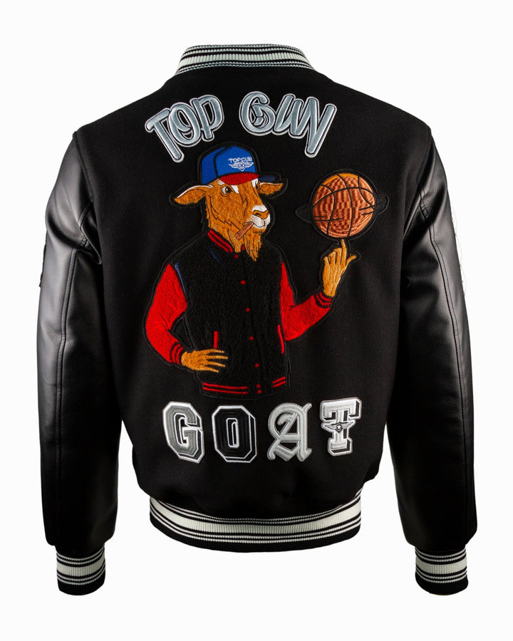 TOP GUN "THE NEW GOAT" VARSITY JACKET - Rare Leather