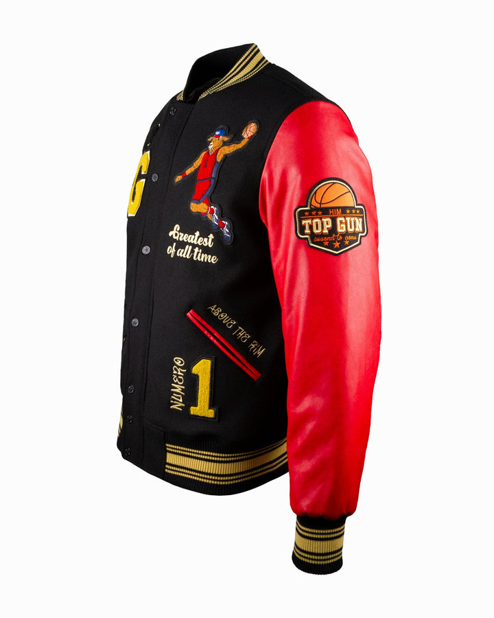 TOP GUN "THE NEW GOAT" VARSITY JACKET - Rare Leather