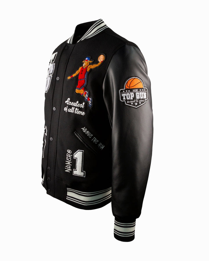 TOP GUN "THE NEW GOAT" VARSITY JACKET - Rare Leather