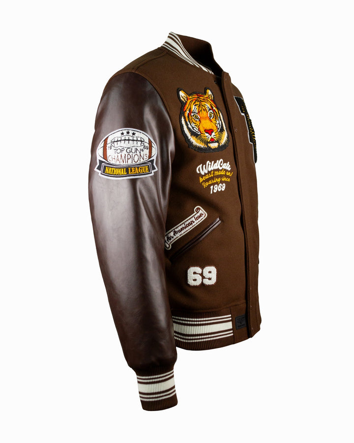 TOP GUN WILDCATS VARSITY JACKET - Rare Leather