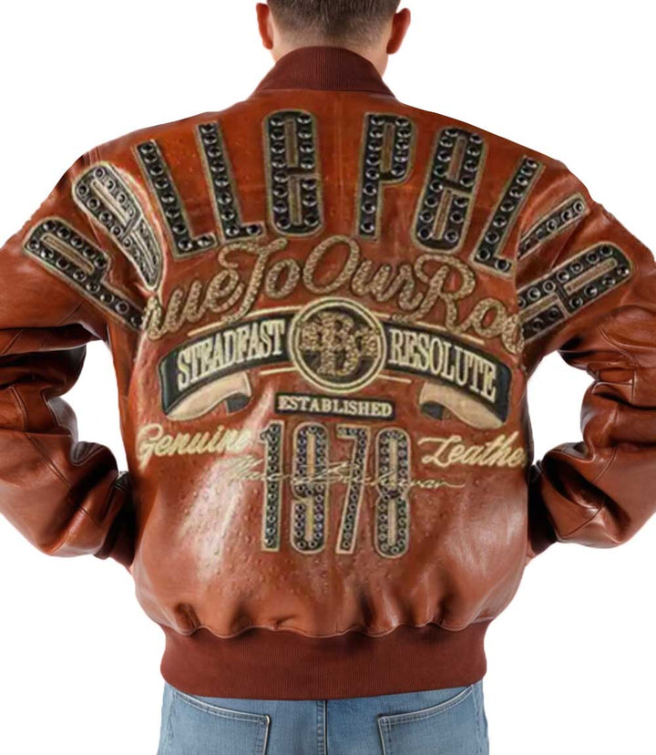 True To Our Roots Brown Leather Jacket - Rare Leather Order Now !!