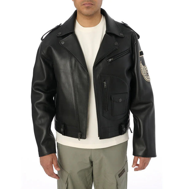 USA Tour Motorcycle Jacket - Rare Leather