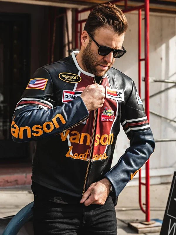Vanson Star Leather Jacket - Rare Leather
