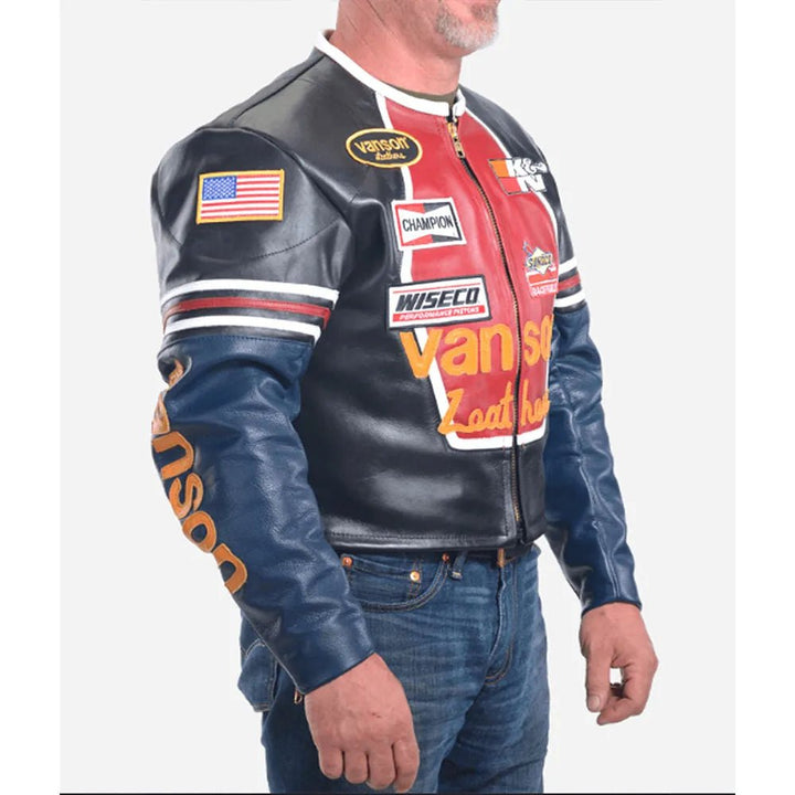 Vanson Star Leather Jacket - Rare Leather
