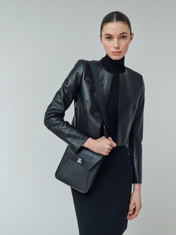 Women’s Cropped Leather Jacket - Rare Leather