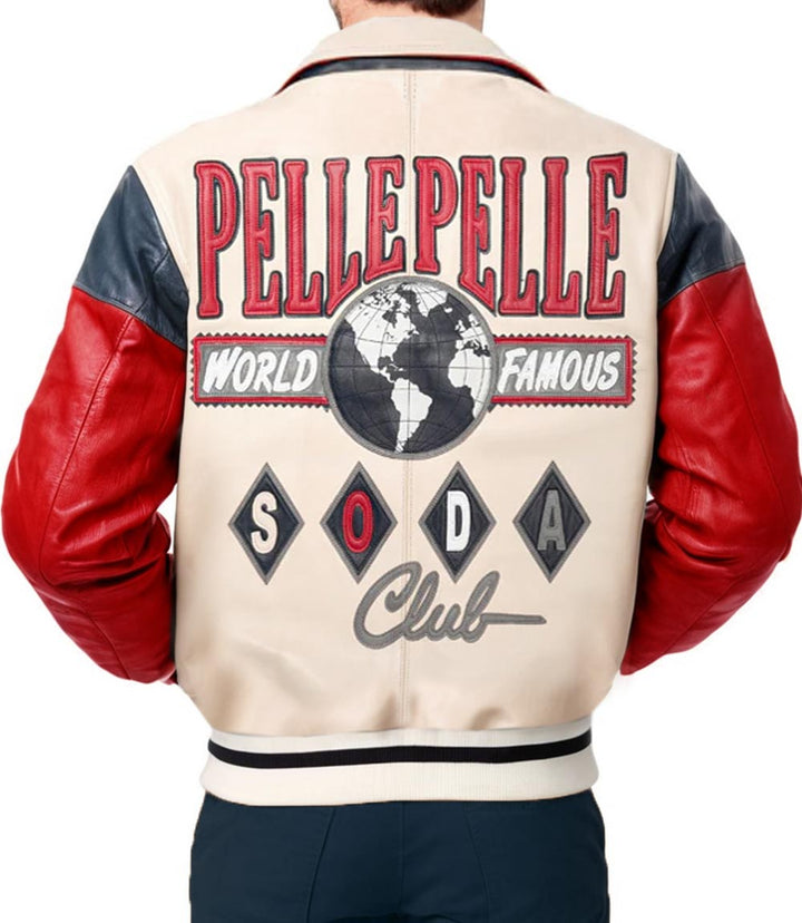 World Famous Soda Club Plush Leather Jacket - Rare Leather Order Now !!