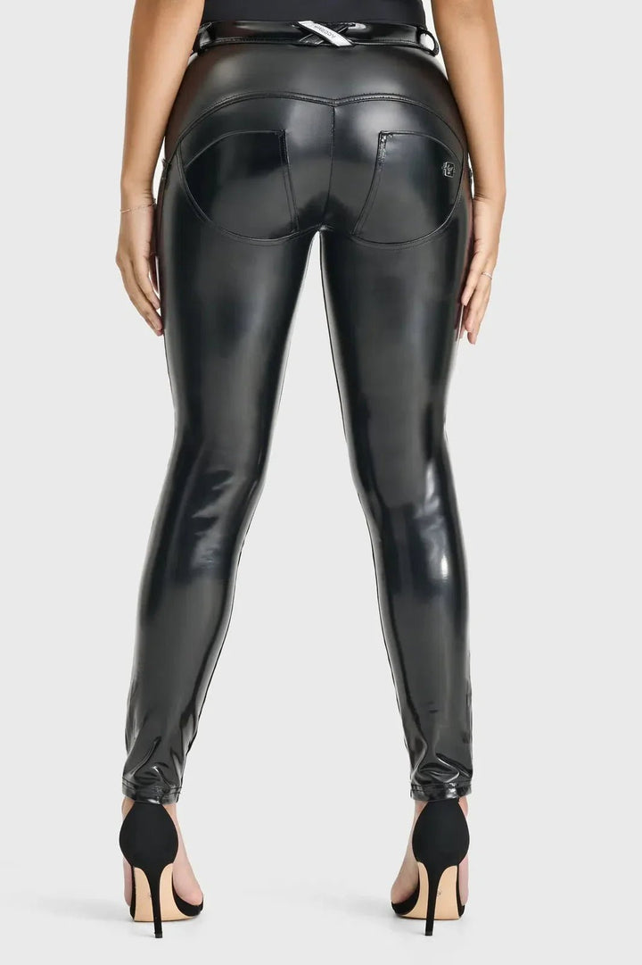 WRUP Latex - Mid Rise - Full Length - Black - Rare Leather