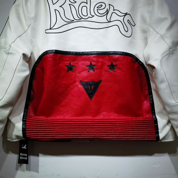 Yohji Leather Vintage Racing Jacket - Rare Leather Order Now !!