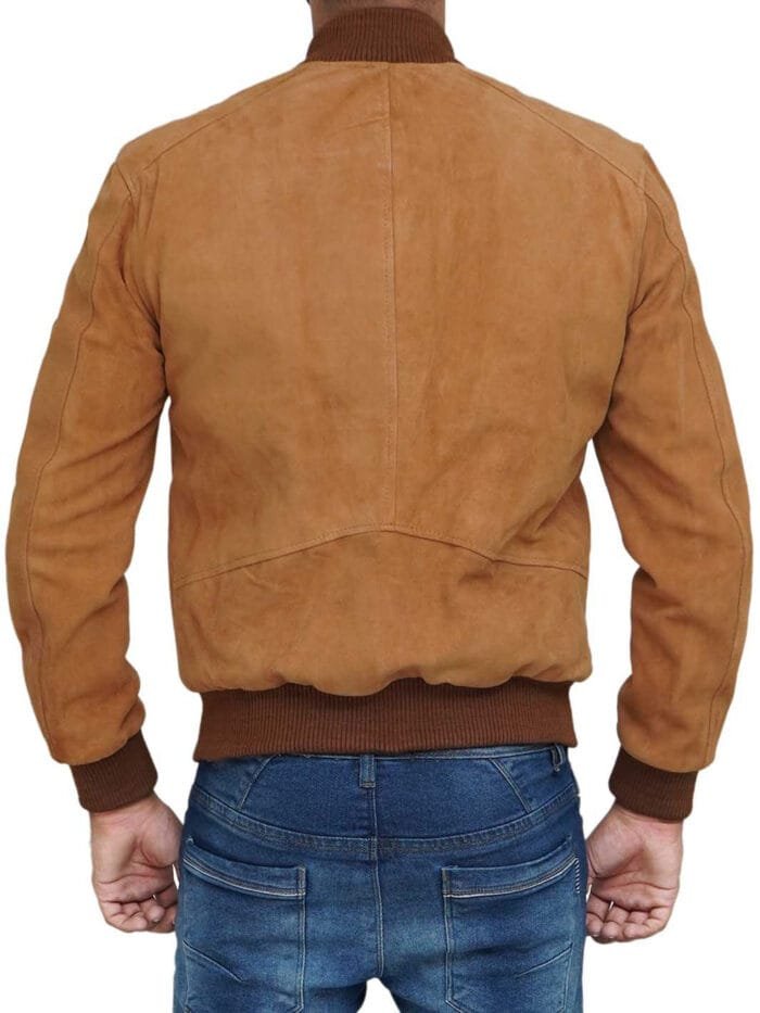 Adamsville Light Brown Bomber Jacket Rare-Leather