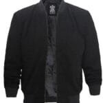 Adamsville Mens Black Suede Leather Jacket