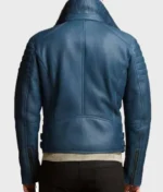 Franklin Men's Blue Leather Jacket RARE-LEATHER