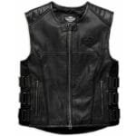 Harley Davidson Leather Vest Rare-Leather