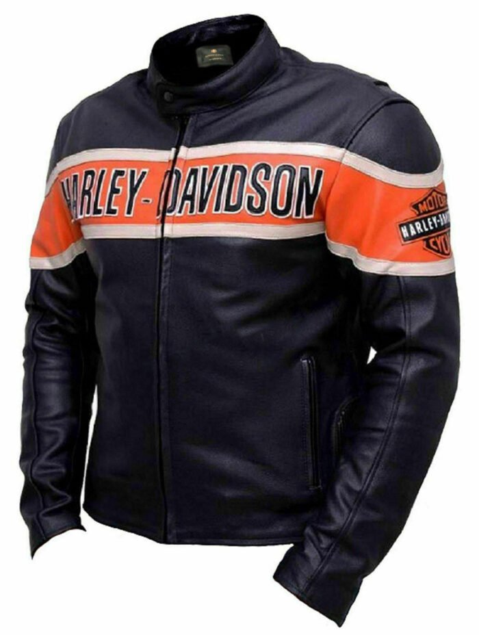 Harley Davidson Victory Lane Leather Jacket 2 scaled