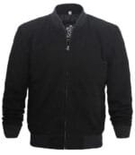 Mens Black Suede leather jacket Rare-Leather