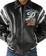 Soda Club 1978 Pelle Pelle Black leather Jacket F