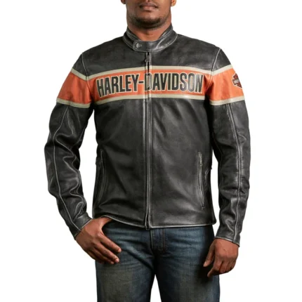 Harley Davidson Victory Lane Leather Jacket