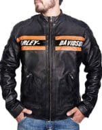 WWE Bill Goldberg Harley Davidson Vintage Motorcycle Leather Jacket Rare-Leather