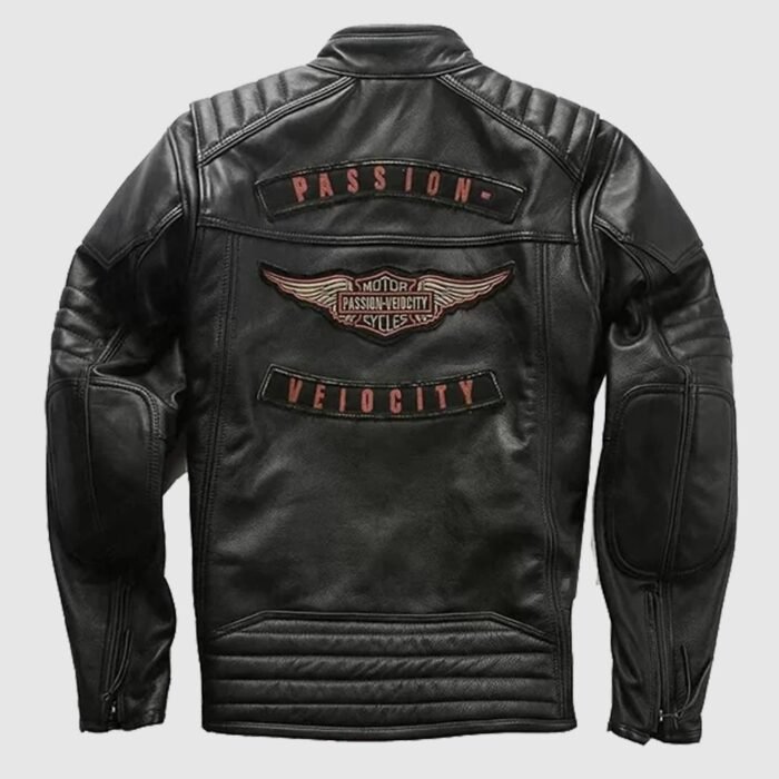 black harley davidson passion velocity leather jacket 2