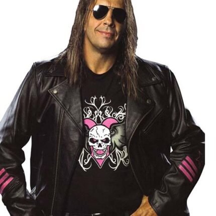 Bret Hart Foundation Leather Jacket - Rare Leather