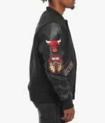 chicago bulls nba jacket Rare-Leather