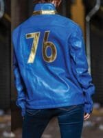 game vault fallout 76 leather jacket Rare-Leather