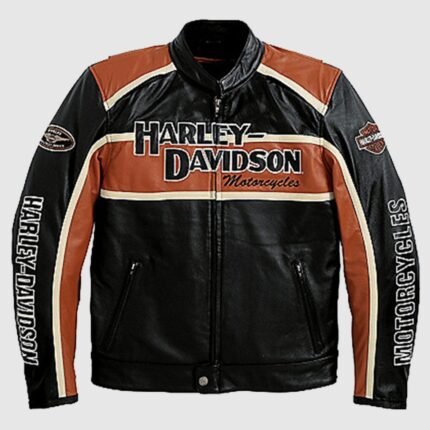 Harley Davidson Classic Cruiser Leather Jacket