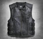 Harley Davidson Leather Vest Rare-Leather