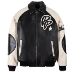 Men s Pelle Pelle Original Soda Club Leather Jacket Black White Rare-Leather