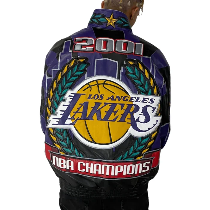 los angeles lakers 2001 championship jacket 2