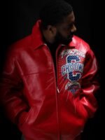 Pelle Pelle Chi-Town Red Leather Jacket