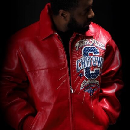 Pelle Pelle Chi-Town Red Leather Jacket