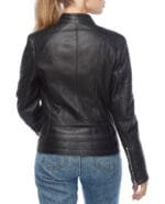 Sarah Archer Genuine Leather Jacket in Black RARE-LEATHER