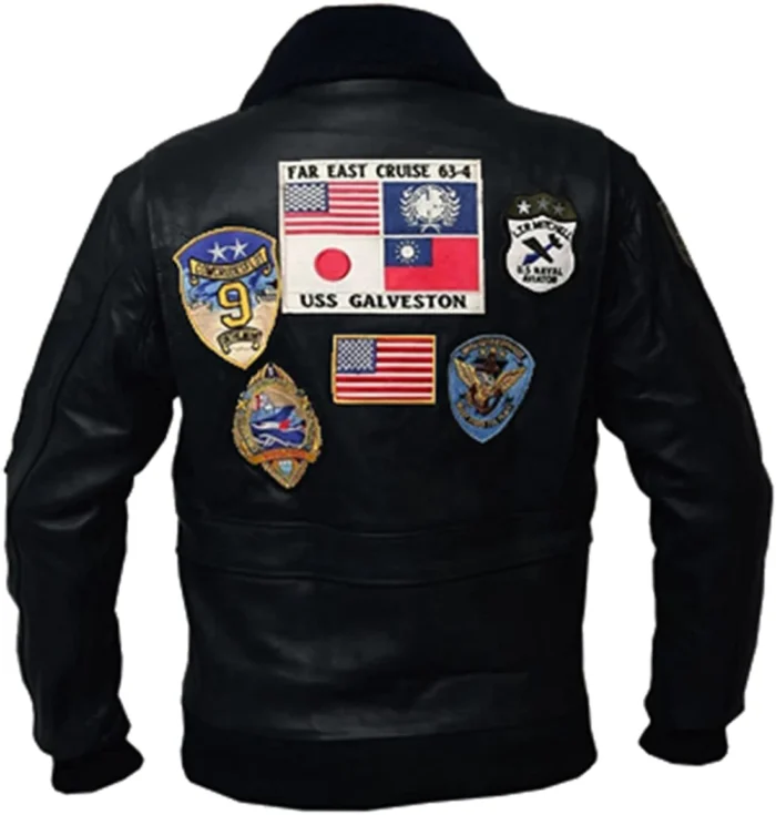 top gun pete maverick tom cruise black jacket 2