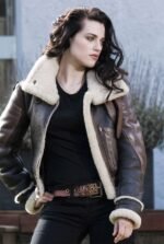 Women Unique 2 Brown Shade B3 Shearling Jacket