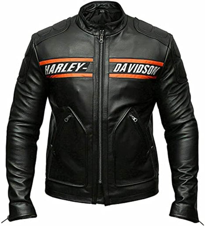 WWE Bill Goldberg Harley Davidson Vintage Motorcycle Leather Jacket Rare-Leather