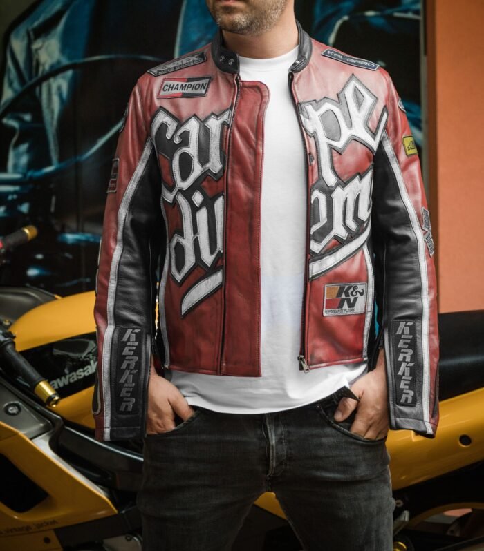 Torque Motorcycle Leather Jacket