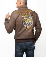 Dwight Schultz The A-Team Da Nang 1970 Leather Jacket