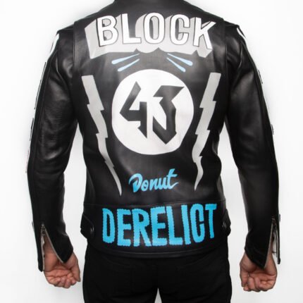 Ken Block Black Leather Jacket