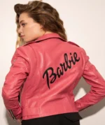 Barbie Pink Leather Jacket Women Leather Jacket Rare-Leather