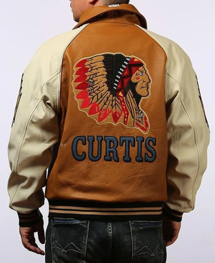 Big Chief Curtis Letterman Varsity Jacket back